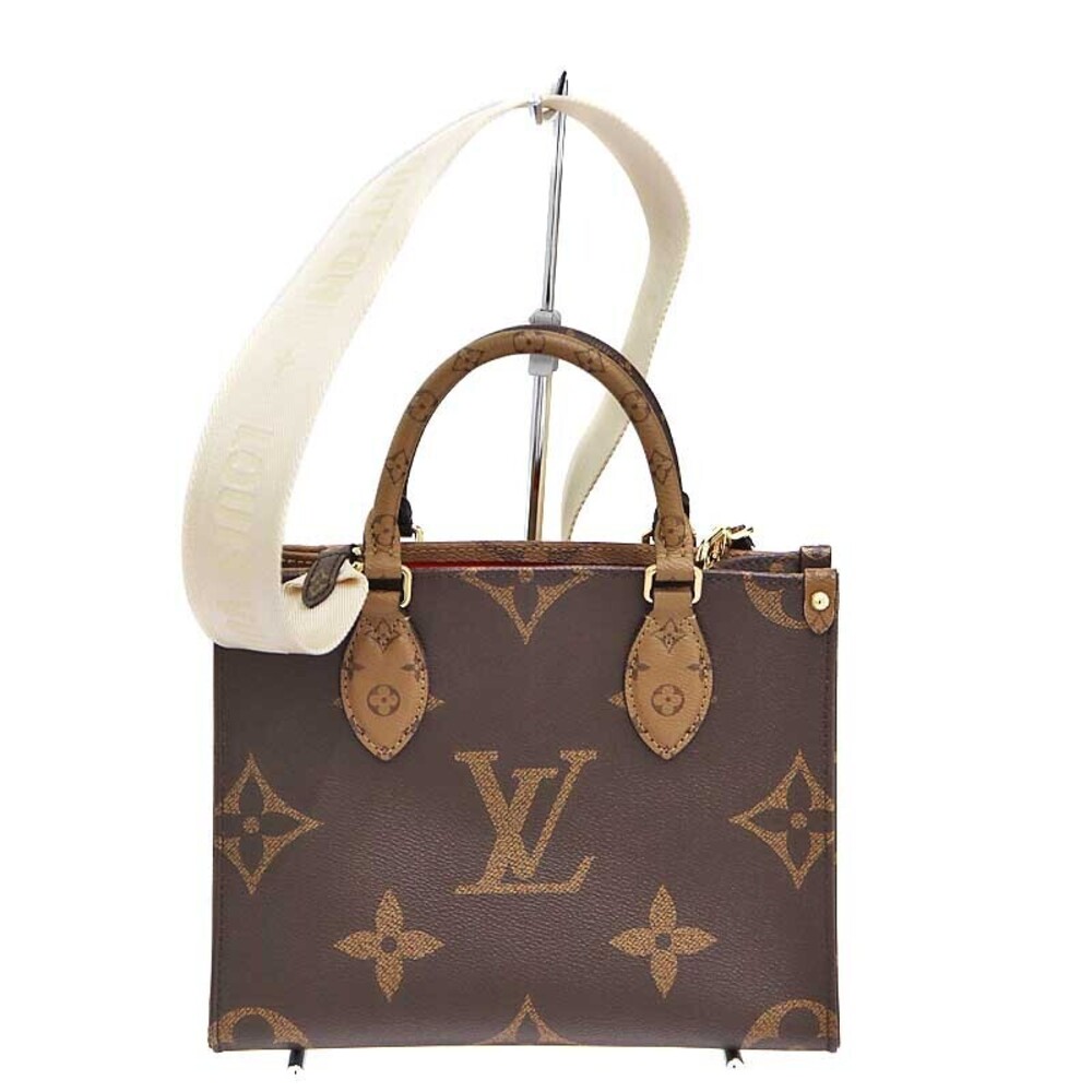 Louis Vuitton On The Go Bag Monogram Reverse Brown
